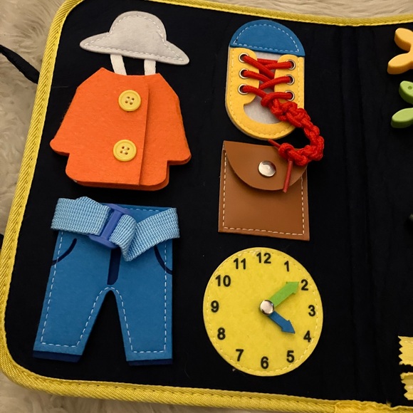 Kids Busy Book for Travel Playtime! Lots of life left! - Picture 4 of 5